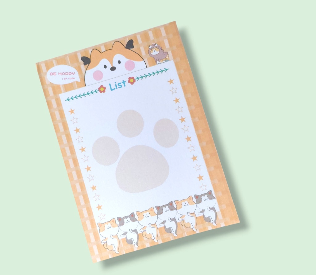 Bloc De Note Drăguț Cu Animale Kawaii