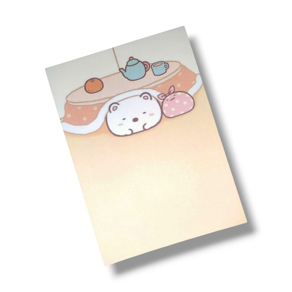 Cute Cozy Animal Memo Pad